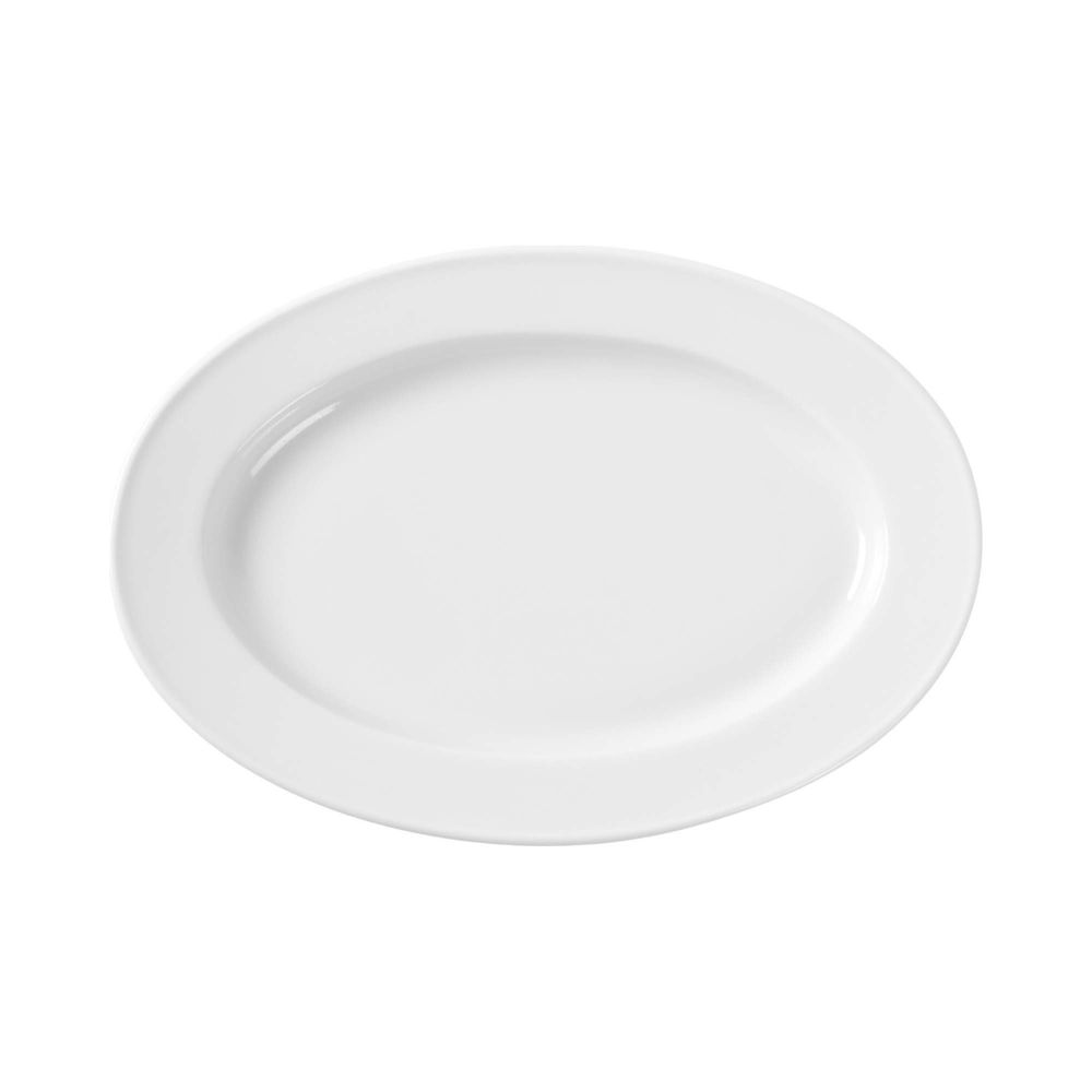 Oval dish, HENDI, vit, 290x200mm
