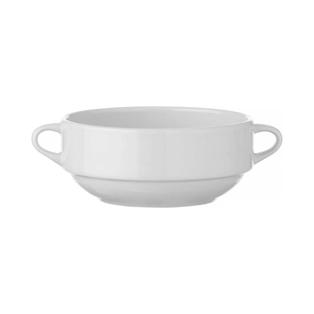 Soup skål, HENDI, 0,34L, vit, ⌀160mm