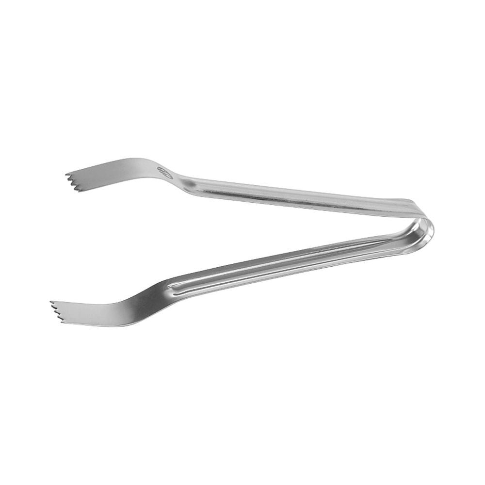 Ice cube tongs – 2 pcs, BarUp, Silver, (L)180mm
