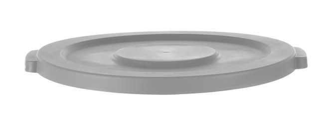 Lid for round waste bin, AmerBox, fits 691038, Light grey, ⌀570x(H)35mm