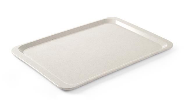 Polyester tray for self-service restaurants, AmerBox, GN 1/1, Granite, 530x325mm, Rectangular