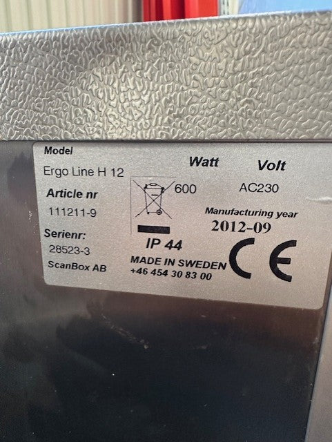Begagnad Scanbox Ergo Line H12