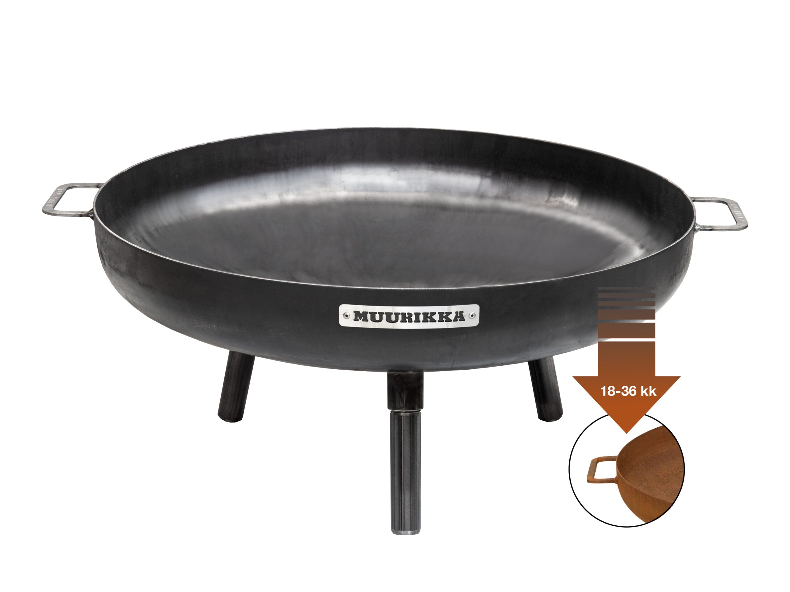 Muurikka ELDSTAD 60CM CORTEN